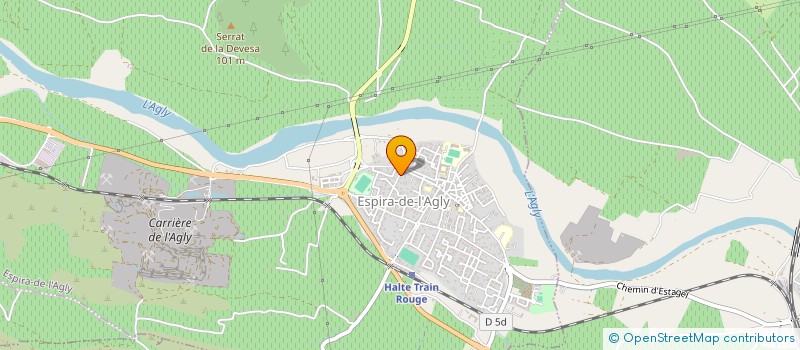 localisation de l'entreprise MONSIEUR JEAN-FRANCIS BOUCHOT  ESPIRA DE L'AGLY