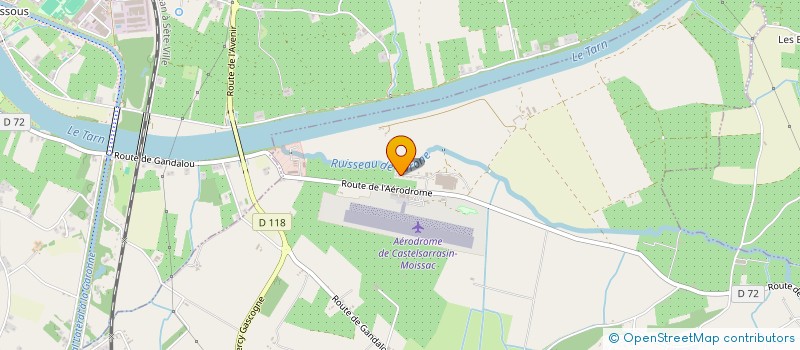 localisation de l'entreprise MONSIEUR JEAN-FRANCIS HOEPPE  CASTELSARRASIN