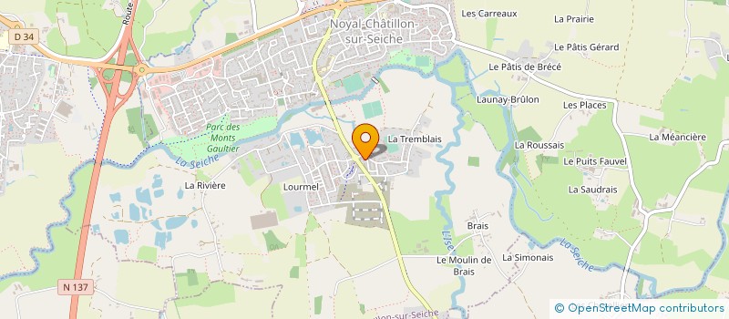 localisation de l'entreprise MONSIEUR JEAN-FRANCIS MEAL à NOYAL-CHATILLON-SUR-SEICHE