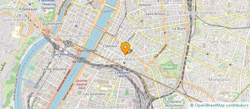 localisation de l'entreprise MONSIEUR JEAN FRANCIS POULET  LYON