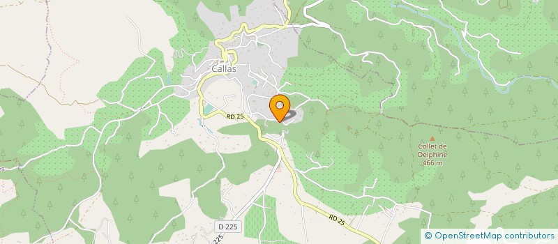 localisation de l'entreprise MONSIEUR JEAN-FRANCK DE MARCELLIS  CALLAS