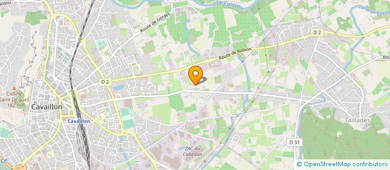 localisation de l'entreprise MONSIEUR JEAN FRANCOIS ABAD  CAVAILLON