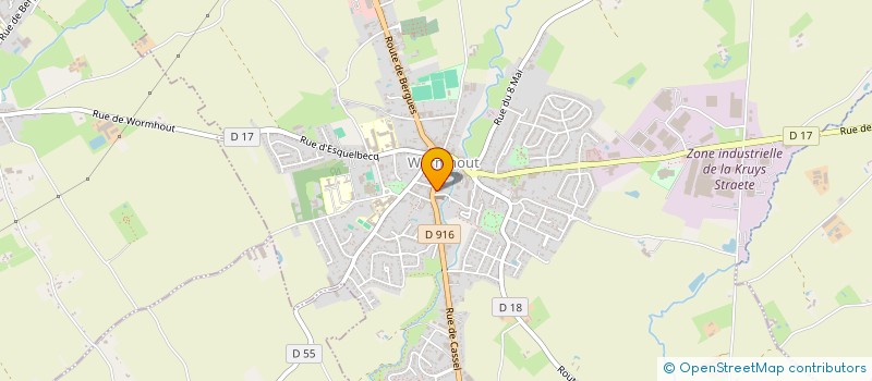 localisation de l'entreprise MONSIEUR JEAN-FRANCOIS ACKET  WORMHOUT