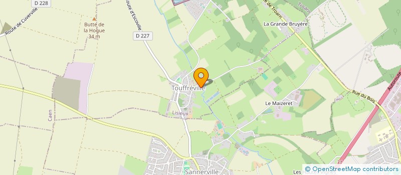 localisation de l'entreprise MONSIEUR JEAN-FRANCOIS ADAM  TOUFFREVILLE