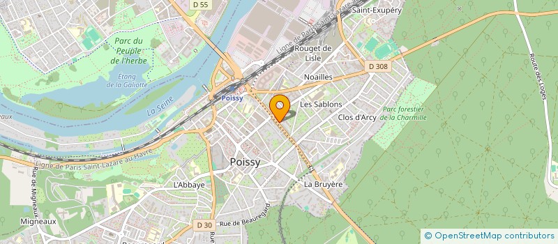 localisation de l'entreprise MONSIEUR JEAN-FRANCOIS ADT  POISSY