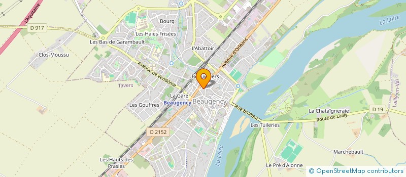 localisation de l'entreprise MONSIEUR JEAN-FRANCOIS AIGRET à BEAUGENCY
