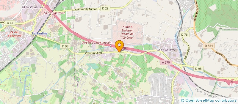 localisation de l'entreprise MONSIEUR JEAN FRANCOIS AIME  LA CRAU