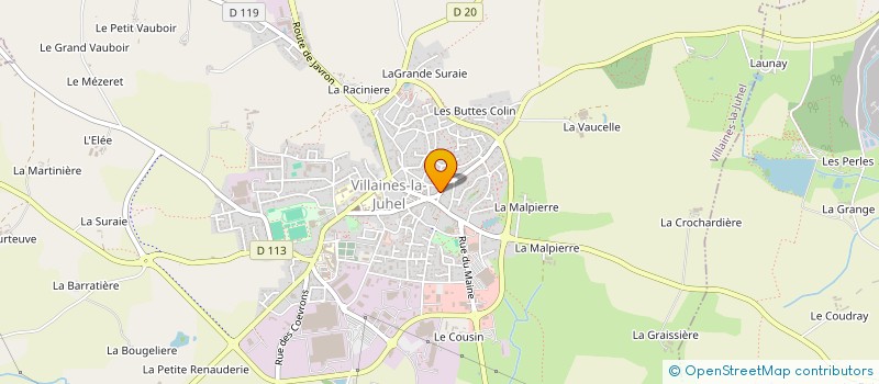 localisation de l'entreprise MONSIEUR JEAN FRANCOIS ANGOT  VILLAINES-LA-JUHEL