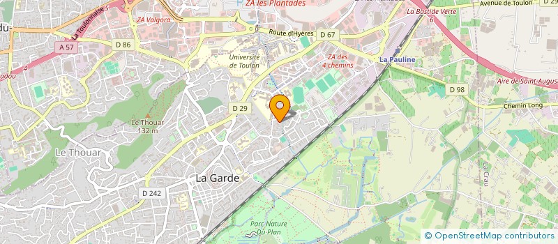 localisation de l'entreprise MONSIEUR JEAN-FRANCOIS ATTARD  LA GARDE