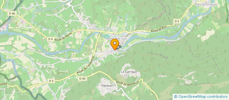 localisation de l'entreprise MONSIEUR JEAN-FRANCOIS AUBER  MOLLANS-SUR-OUVEZE