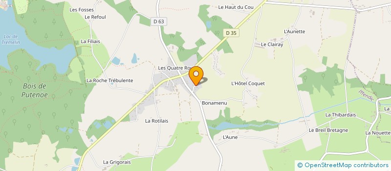 localisation de l'entreprise MONSIEUR JEAN-FRANCOIS AUBRY  IFFENDIC