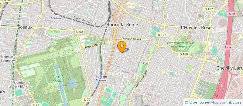 localisation de l'entreprise MONSIEUR JEAN-FRANCOIS AUBRY à BOURG-LA-REINE