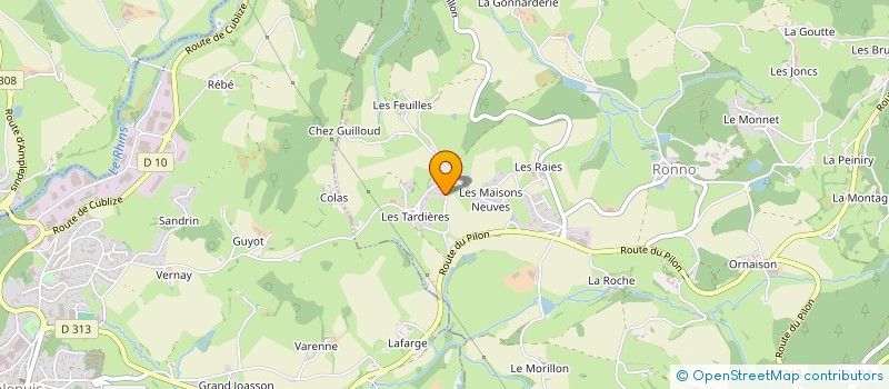 localisation de l'entreprise MONSIEUR JEAN-FRANCOIS AUPLAT  RONNO