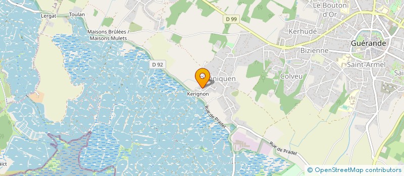 localisation de l'entreprise MONSIEUR JEAN FRANCOIS BAHOLET à GUERANDE