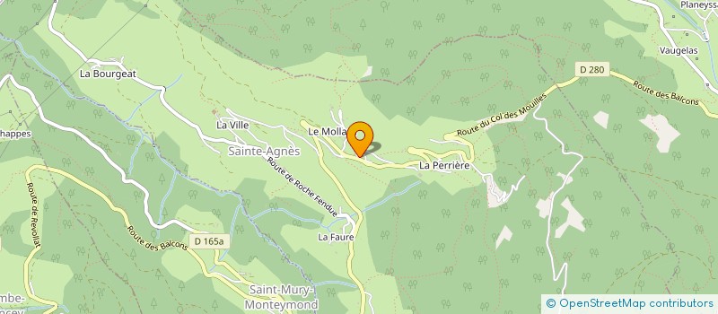 localisation de l'entreprise MONSIEUR JEAN-FRANCOIS BAILLEUX à SAINTE-AGNES