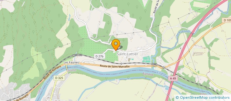 localisation de l'entreprise MONSIEUR JEAN-FRANCOIS BALAY  SAINT-LATTIER