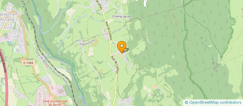 localisation de l'entreprise MONSIEUR JEAN FRANCOIS BALLOFFET à VALSERHONE