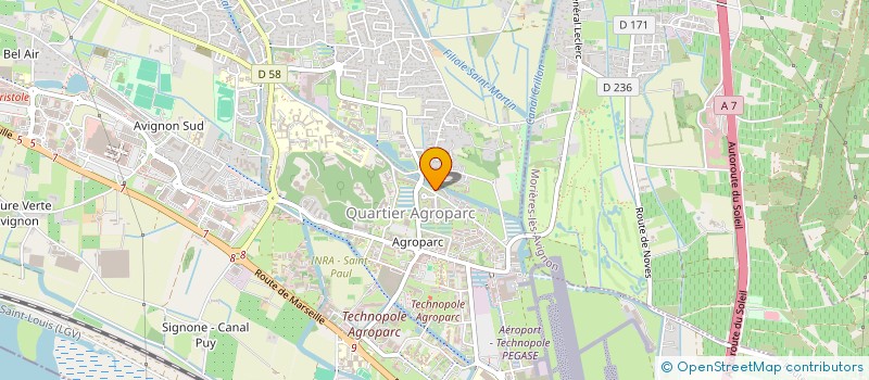 localisation de l'entreprise MONSIEUR JEAN-FRANCOIS BANOS  AVIGNON