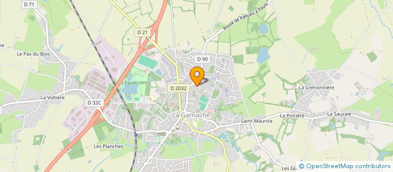 localisation de l'entreprise MONSIEUR JEAN FRANCOIS BARADEAU  LA GARNACHE