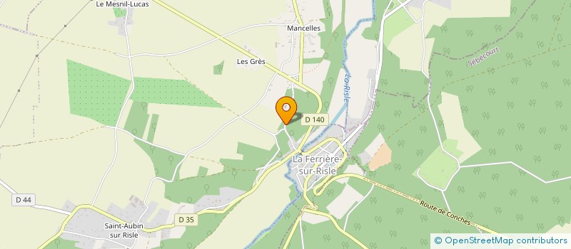 localisation de l'entreprise MONSIEUR JEAN-FRANCOIS BARBEAU  MESNIL-EN-OUCHE