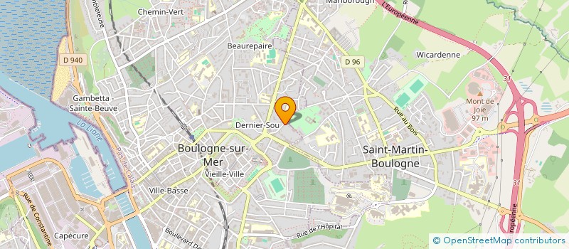 localisation de l'entreprise MONSIEUR JEAN-FRANCOIS BARBIER à BOULOGNE-SUR-MER