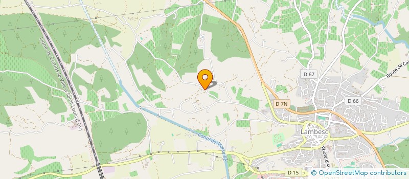 localisation de l'entreprise MONSIEUR JEAN-FRANCOIS BARETH  LAMBESC