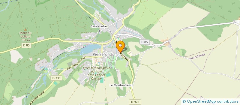 localisation de l'entreprise MONSIEUR JEAN-FRANCOIS BARON  PIERREFONDS