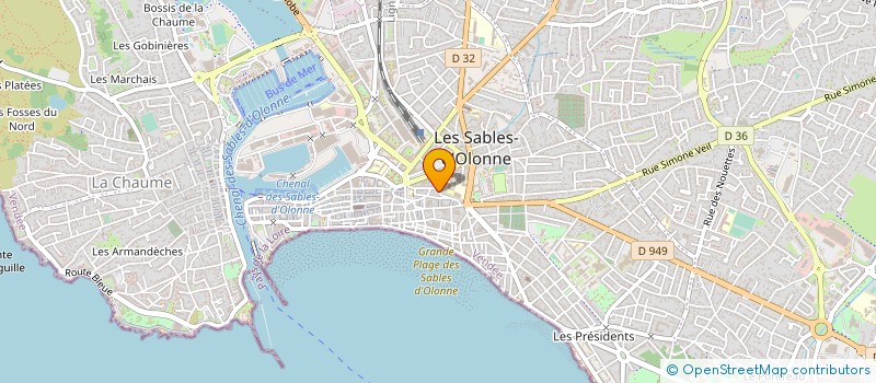 localisation de l'entreprise MONSIEUR JEAN-FRANCOIS BARRAT à LES SABLES D'OLONNE