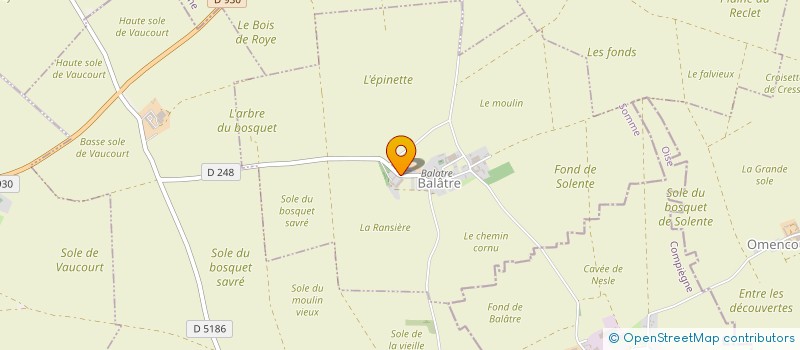 localisation de l'entreprise MONSIEUR JEAN-FRANCOIS BASSET  BALATRE