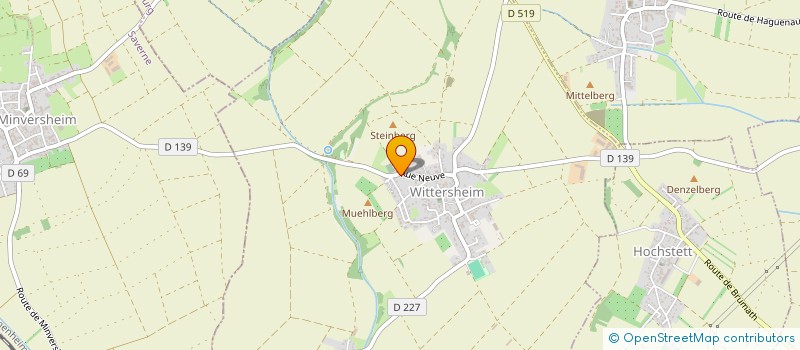 localisation de l'entreprise MONSIEUR JEAN-FRANCOIS BATT  WITTERSHEIM