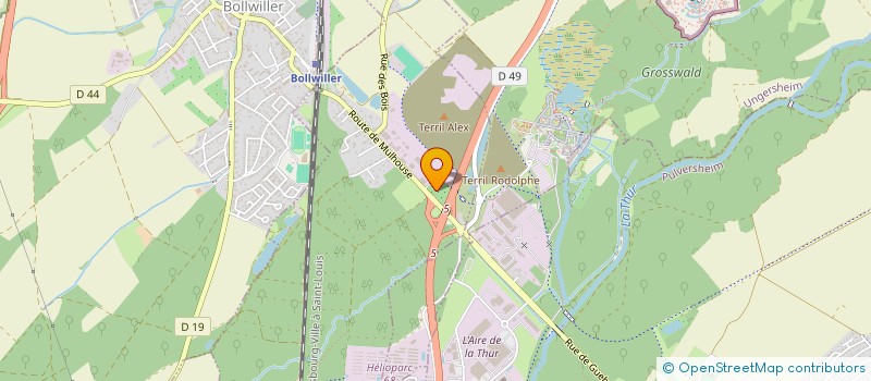 localisation de l'entreprise MONSIEUR JEAN-FRANCOIS BAUDUIN  FELDKIRCH