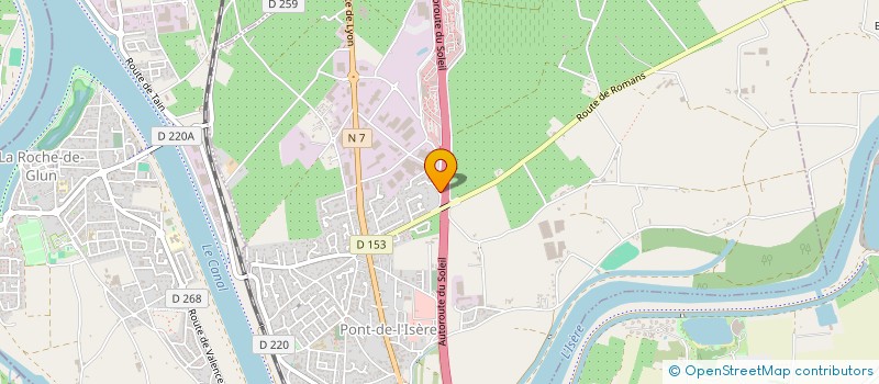 localisation de l'entreprise MONSIEUR JEAN FRANCOIS BAUMELA  PONT-DE-L'ISERE