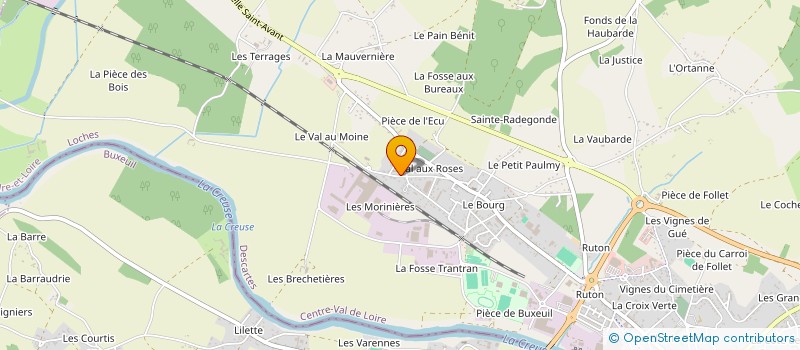 localisation de l'entreprise MONSIEUR JEAN-FRANCOIS BEAU  DESCARTES