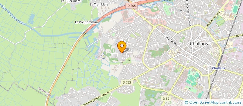 localisation de l'entreprise MONSIEUR JEAN-FRANCOIS BEAUFRETON à CHALLANS