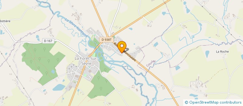 localisation de l'entreprise MONSIEUR JEAN FRANCOIS BEAUJEAUD  LA FORET-SUR-SEVRE