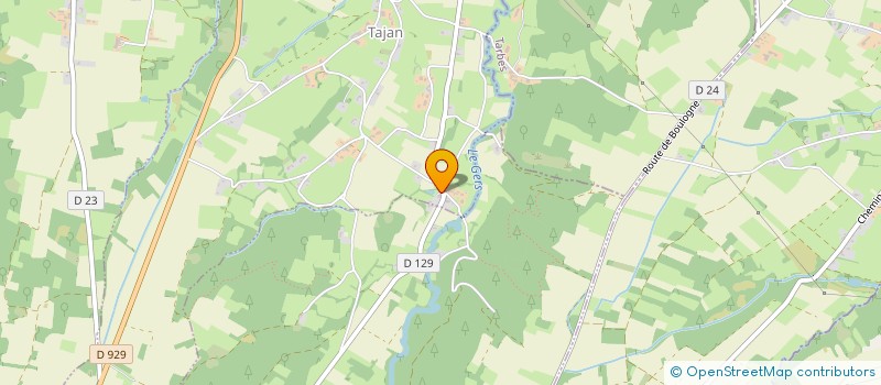 localisation de l'entreprise MONSIEUR JEAN FRANCOIS BEFFEYTE  TAJAN