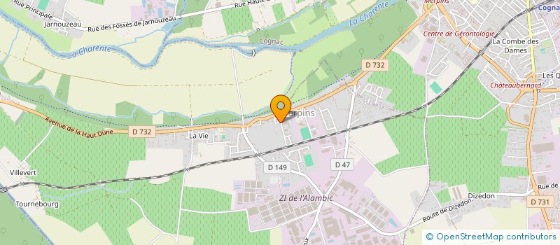 localisation de l'entreprise MONSIEUR JEAN-FRANCOIS BEIMERT  MERPINS