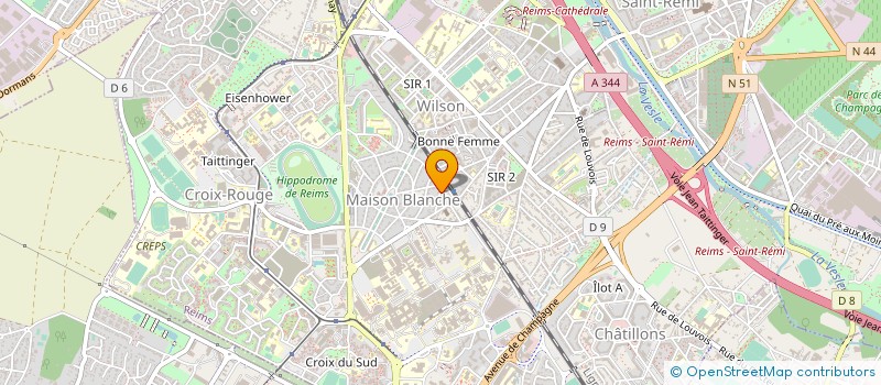 localisation de l'entreprise MONSIEUR JEAN-FRANCOIS BEKAERT  REIMS