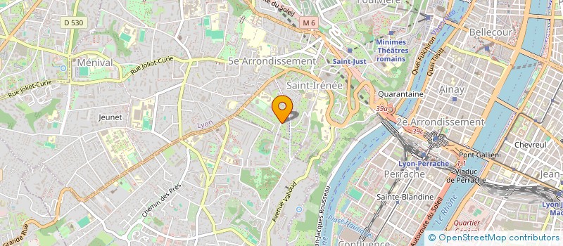 localisation de l'entreprise MONSIEUR JEAN-FRANCOIS BELANGER  LYON 5EME