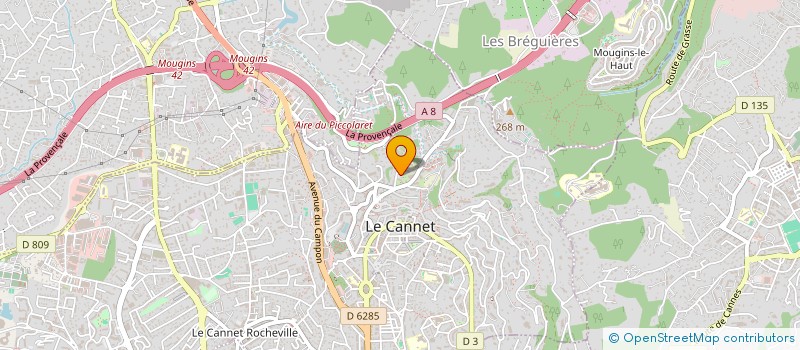 localisation de l'entreprise MONSIEUR JEAN-FRANCOIS BELLONE à LE CANNET