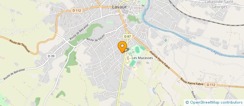 localisation de l'entreprise MONSIEUR JEAN-FRANCOIS BERGEVIN à LAVAUR