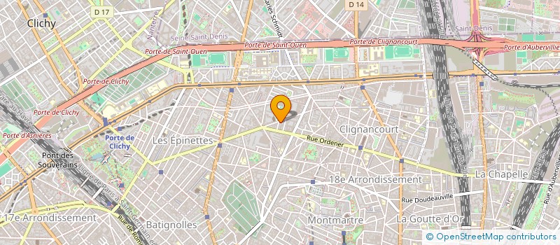 localisation de l'entreprise MONSIEUR JEAN-FRANCOIS BERNIERE  PARIS