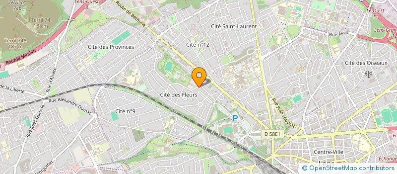 localisation de l'entreprise MONSIEUR JEAN FRANCOIS BIALECKI  LENS