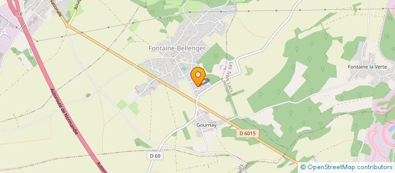 localisation de l'entreprise MONSIEUR JEAN-FRANCOIS BIGOT  FONTAINE-BELLENGER