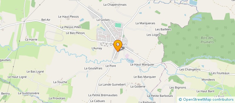 localisation de l'entreprise MONSIEUR JEAN-FRANCOIS BILLOT  DOURDAIN