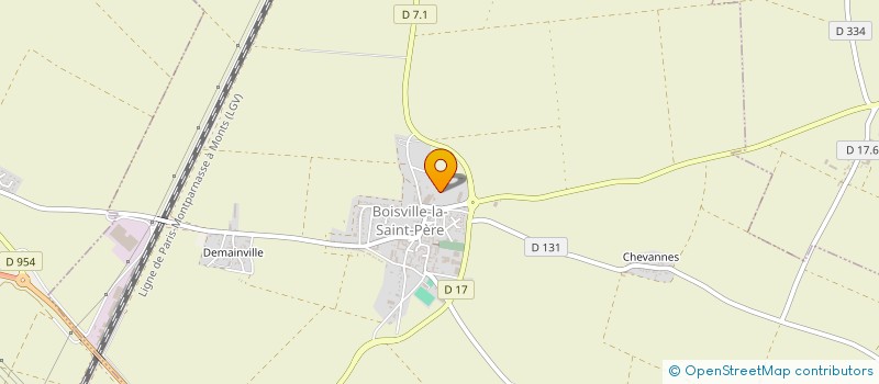 localisation de l'entreprise MONSIEUR JEAN-FRANCOIS BIZARD à BOISVILLE-LA-SAINT-PERE
