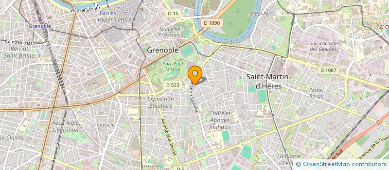 localisation de l'entreprise MONSIEUR JEAN-FRANCOIS BLACHON  GRENOBLE