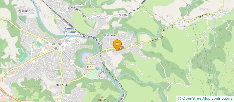 localisation de l'entreprise MONSIEUR JEAN-FRANCOIS BLANCHARD  CAMBO-LES-BAINS