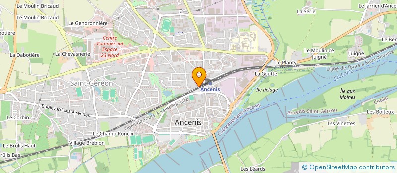 localisation de l'entreprise MONSIEUR JEAN-FRANCOIS BLANCHET  ANCENIS-SAINT-GEREON