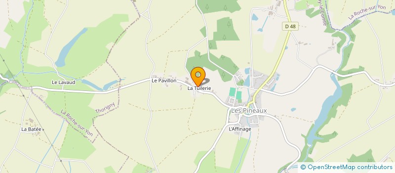 localisation de l'entreprise MONSIEUR JEAN FRANCOIS BLANCHET  LES PINEAUX